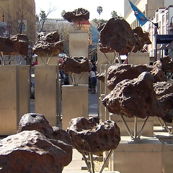 gibeon meteorite plaza